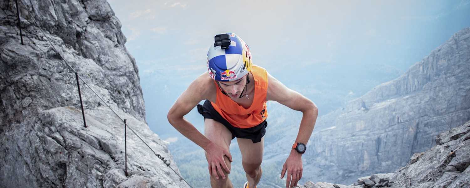 Anton Palzer auf seinem Weg zum neuen Rekord am Watzmann-Massiv 